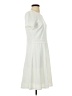 Elle Solid Ivory Casual Dress Size S - photo 4