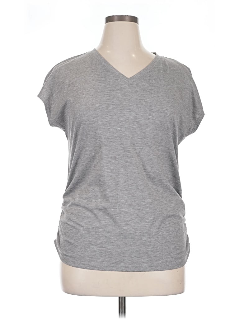 Pre-owned Miholl Short Sleeve T-shirt In Gray