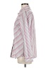 Foxcroft 100% Cotton Chevron-herringbone Pink Long Sleeve Blouse Size 10 - photo 5