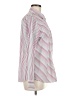 Foxcroft 100% Cotton Chevron-herringbone Pink Long Sleeve Blouse Size 10 - photo 4