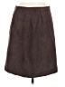 B. Moss Solid Brown Casual Skirt Size L - photo 1