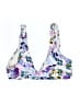 Shein Floral Purple Swimsuit Top Size M - photo 2