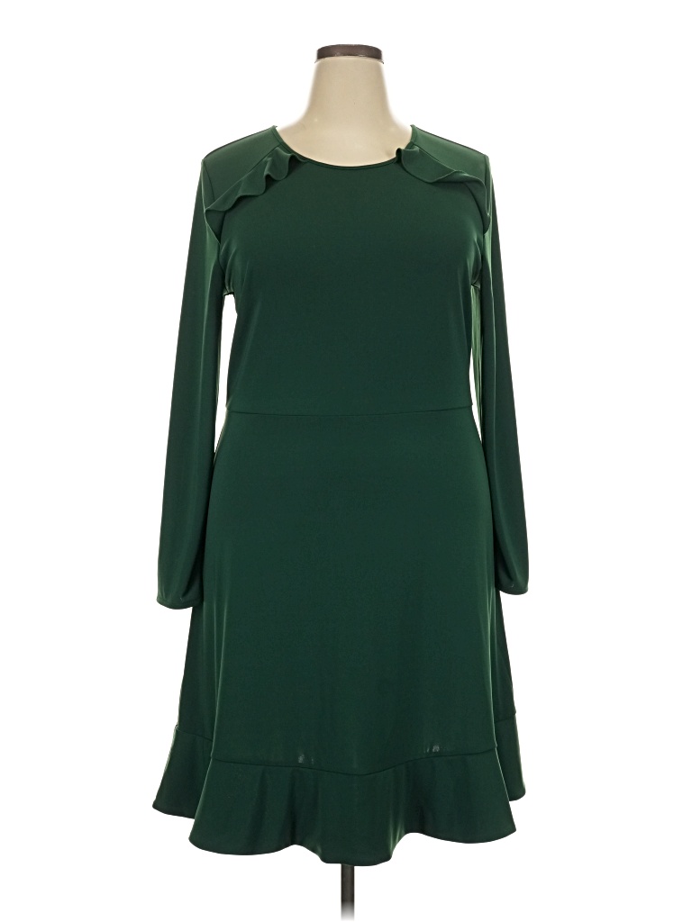 Pre-owned Ann Taylor Casual Dress In Green