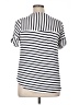 Green Envelope Stripes White Short Sleeve T-Shirt Size 1X - photo 2