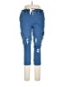 Shein Curve 100% Polyester Color Block Blue Jeans Size 14 Plus (1) - photo 1