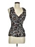 Classiques Entier Brown Sleeveless Silk Top Size M - photo 1