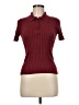 Rafaella Burgundy Short Sleeve Top Size M - photo 1