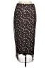 Torrid 100% Polyester Floral Black Casual Skirt Size Med Plus (00) - photo 2