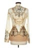Cache Gold Long Sleeve Blouse Size M - photo 2