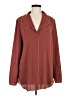 Babaton 100% Polyester Burgundy Long Sleeve Blouse Size L - photo 1