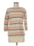 Coldwater Creek Stripes Orange Pullover Sweater Size M - photo 1