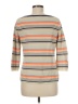 Coldwater Creek Stripes Orange Pullover Sweater Size M - photo 2
