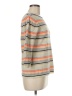 Coldwater Creek Stripes Orange Pullover Sweater Size M - photo 4