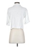 Moa Moa White Short Sleeve Blouse Size S - photo 2