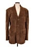Apt. 9 100% Leather Brown Blazer Size EU 42 / US 12 - photo 1