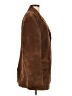 Apt. 9 100% Leather Brown Blazer Size EU 42 / US 12 - photo 4