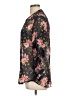 Kut from the Kloth 100% Polyester Floral Black 3/4 Sleeve Blouse Size L - photo 5