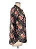 Kut from the Kloth 100% Polyester Floral Black 3/4 Sleeve Blouse Size L - photo 4