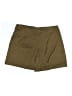 Unbranded 100% Polyester Solid Brown Khaki Shorts Size XL - photo 2
