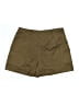 Unbranded 100% Polyester Solid Brown Khaki Shorts Size XL - photo 1