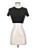 Zara Black Short Sleeve Turtleneck Size S - photo 1