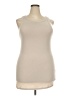 Torrid Tan Sleeveless T-Shirt Size 2X Plus (2) - photo 1