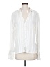 Paige 100% Rayon White Long Sleeve Blouse Size S - photo 1