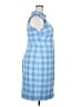 J.Crew Checkered-gingham Blue Casual Dress Size 18 - photo 4