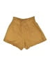 Cleobella Solid Gold Khaki Shorts Size S - photo 1