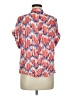 Westbound 100% Rayon Print Orange Short Sleeve Blouse Size M (petite) - photo 2