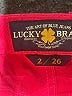 Lucky Brand Color Block Pink Burgundy Jeans Size 2 - photo 7