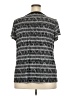Avenue Black Short Sleeve Blouse Size 18 Plus - photo 2