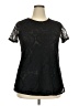 Assorted Brands Black Short Sleeve Top Size XXL - photo 1