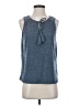 Cable & Gauge Blue Sleeveless Blouse Size S (estimated) - photo 1