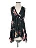 Free People 100% Polyester Floral Black Casual Dress Size XS - photo 1