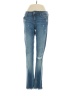 Zara Basic Hearts Blue Jeans Size 2 - photo 1