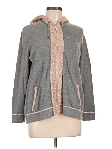 Zenergy by Chico's Zip Up Hoodie (view 1)