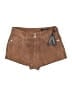 Blank NYC 100% Leather Brown Shorts Size 28 - photo 1