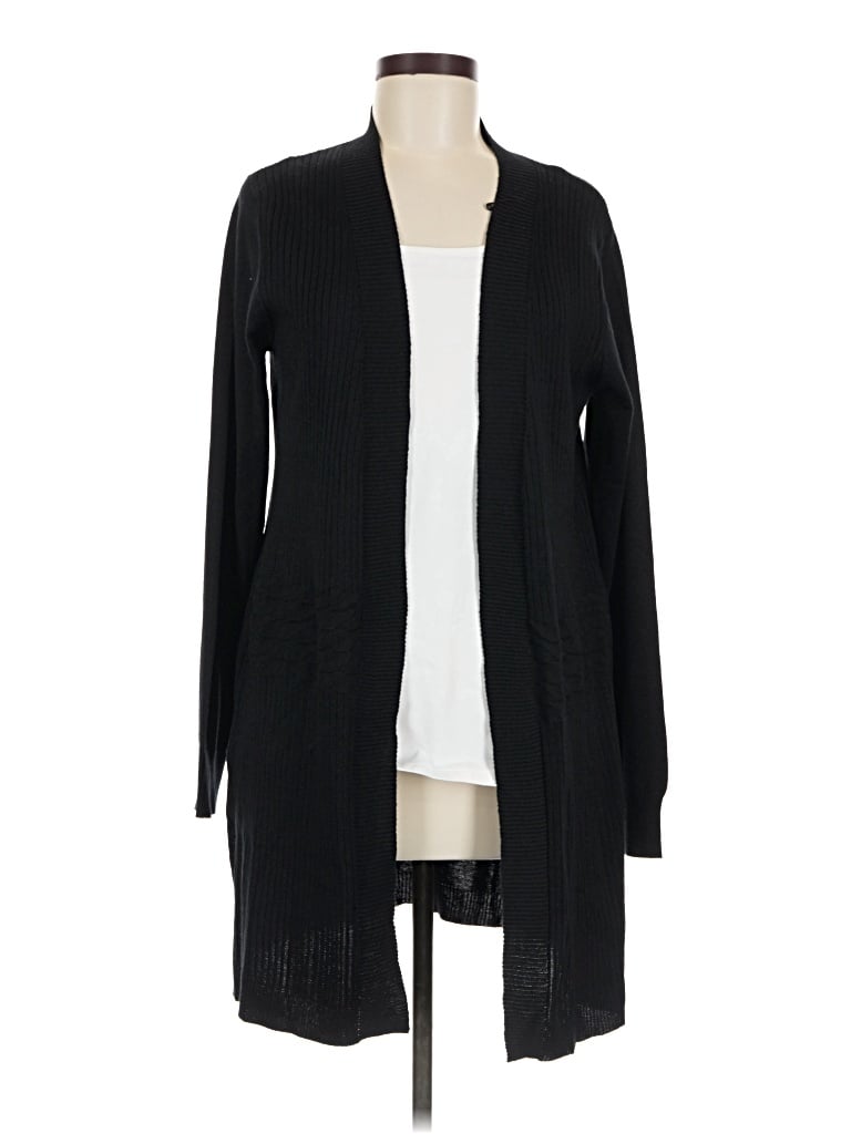 Pre-owned Assorted Brands Cardigan Sweater In Black