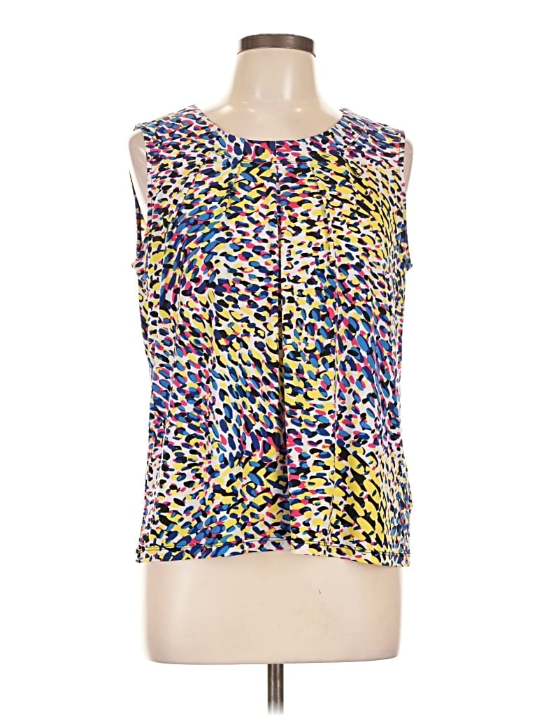 Pre-owned Kasper Sleeveless T-shirt In Yellow