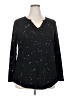 Torrid Stars Black Pullover Sweater Size 2X Plus (2) - photo 1