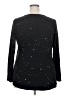 Torrid Stars Black Pullover Sweater Size 2X Plus (2) - photo 2