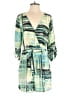 Charlie Jade 100% Silk Print Green Romper Size M - photo 1