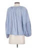 Max Studio Blue 3/4 Sleeve Blouse Size S - photo 2