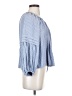Max Studio Blue 3/4 Sleeve Blouse Size S - photo 4