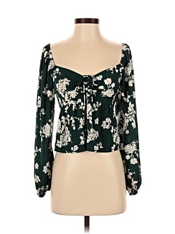 Abercrombie & Fitch Long Sleeve Blouse (view 1)