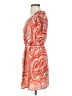 XXI 100% Polyester Paisley Orange Casual Dress Size S - photo 5