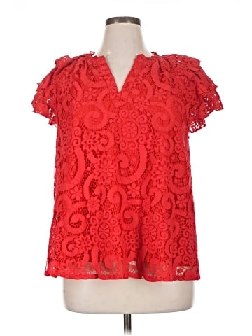 NANETTE Nanette Lepore Short Sleeve Blouse (view 1)