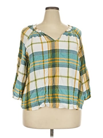 Cato 3/4 Sleeve Blouse (view 1)