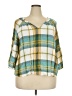 Cato Teal 3/4 Sleeve Blouse Size 18 - 20 - photo 1